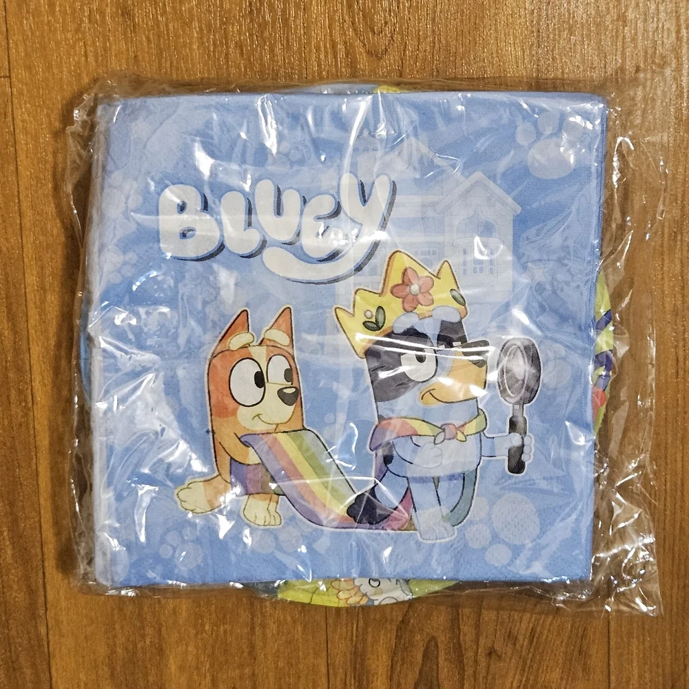 Bluey Party Plates and Napkins Set